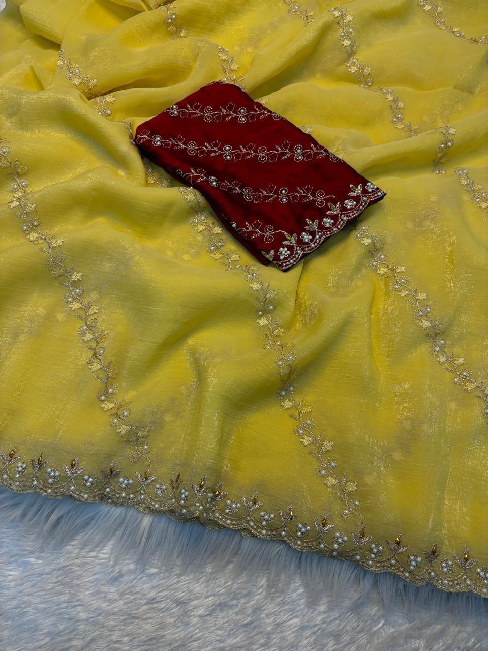 Crunchy Saree