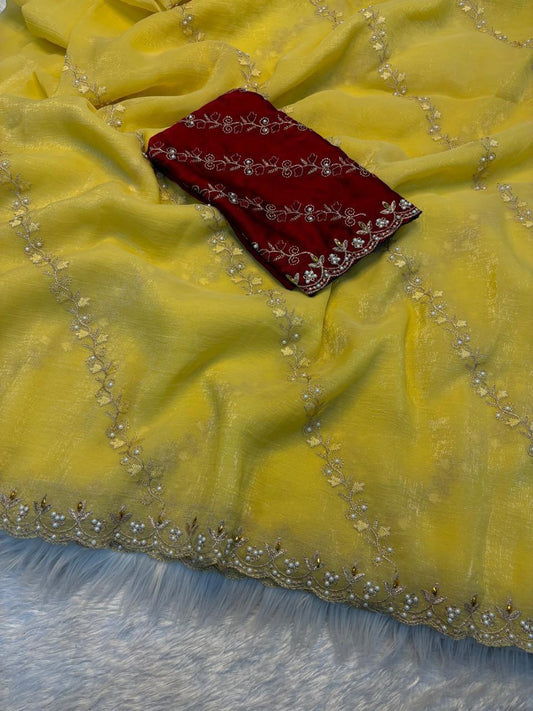 Crunchy Saree