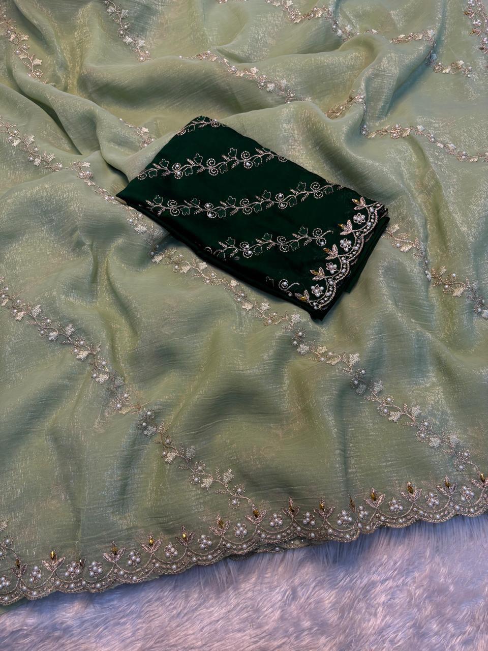 Crunchy Saree