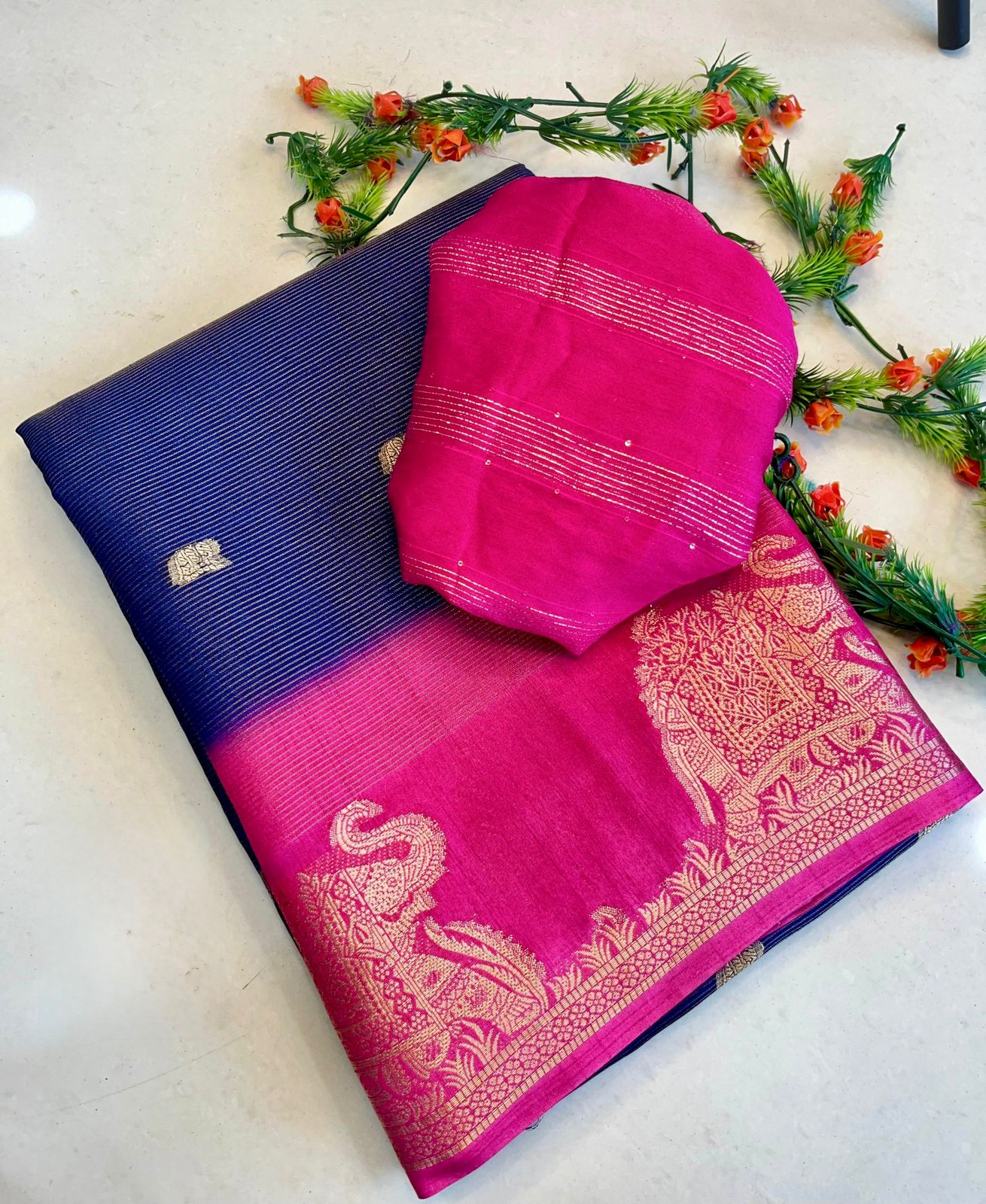 Kolam Silk Saree
