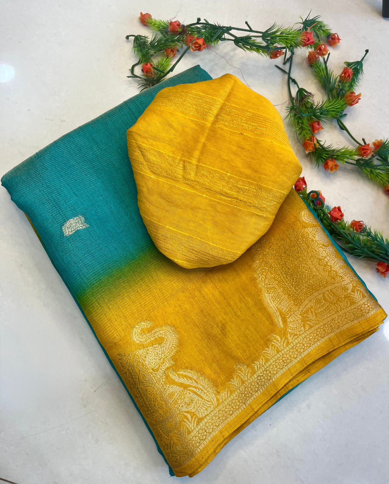 Kolam Silk Saree