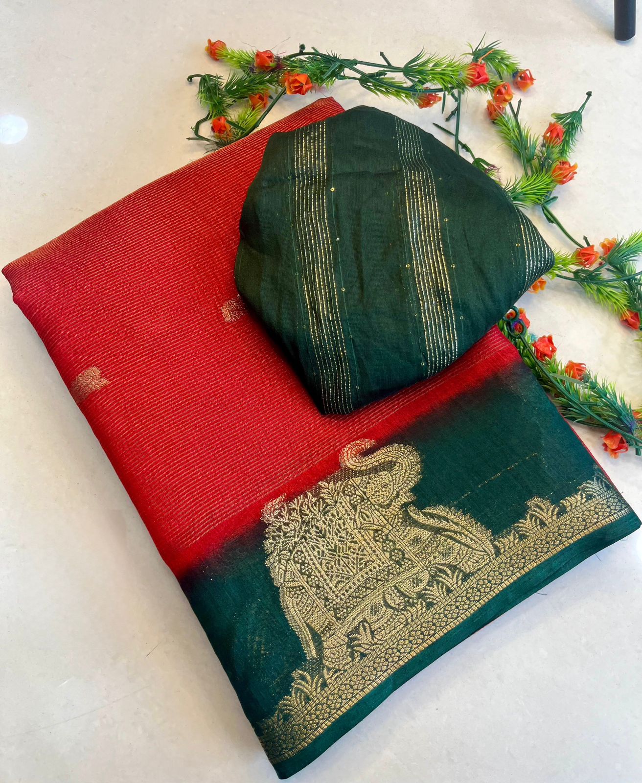 Kolam Silk Saree