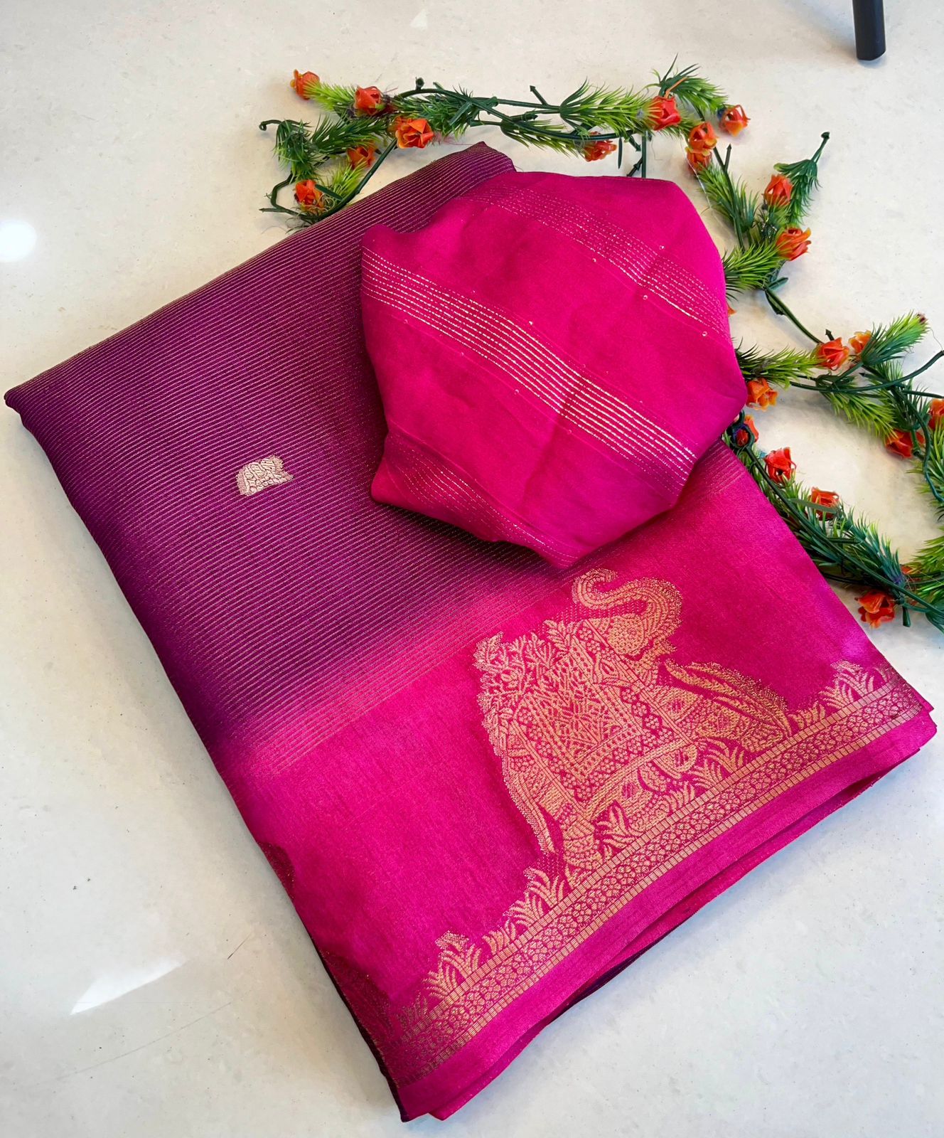 Kolam Silk Saree