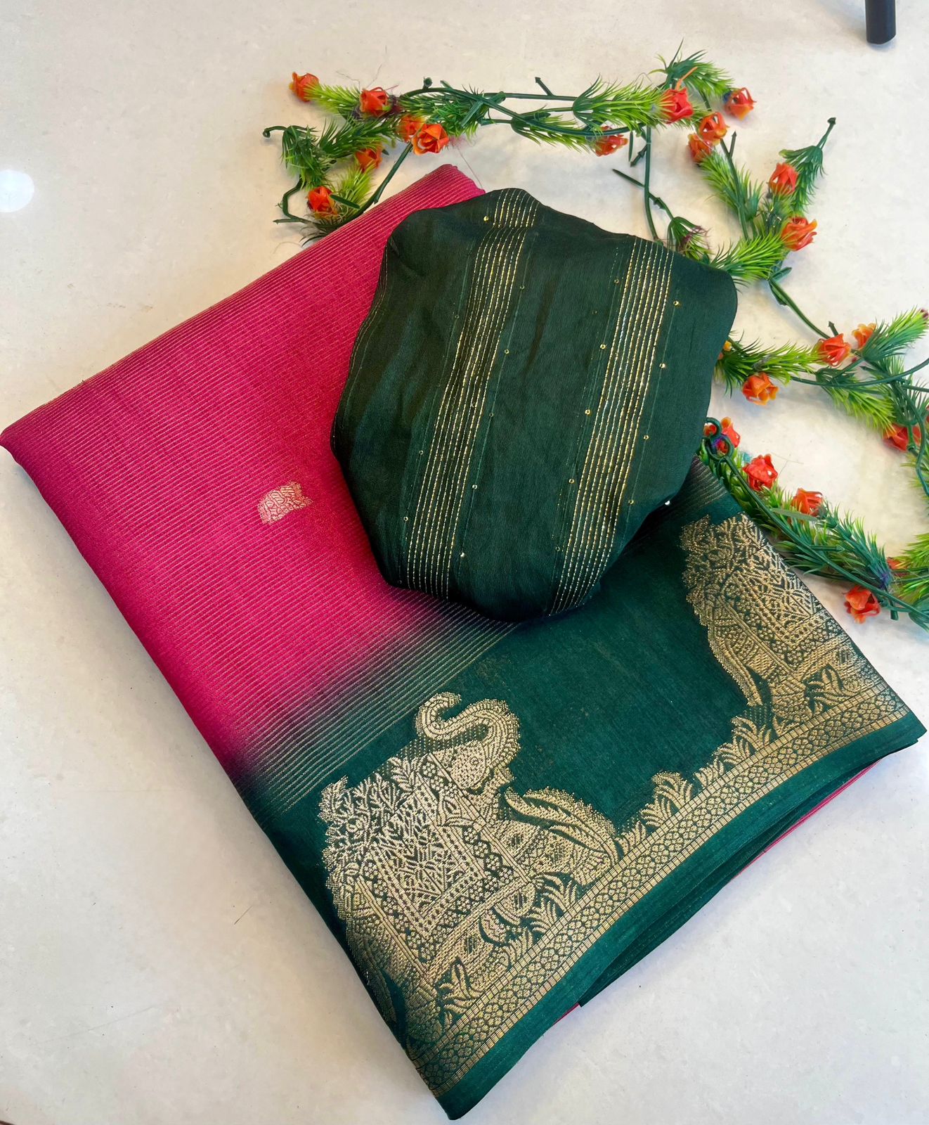 Kolam Silk Saree
