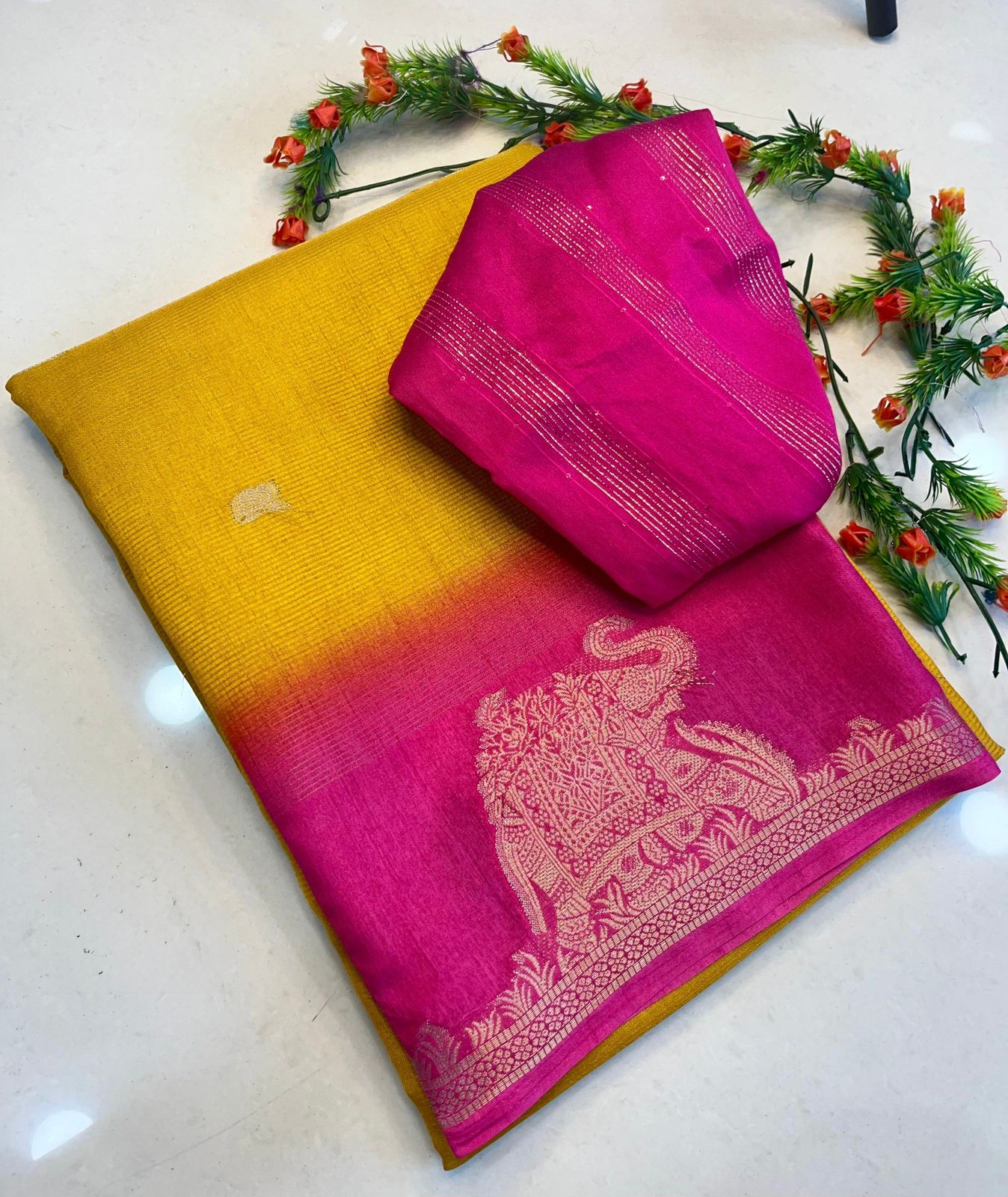 Kolam Silk Saree