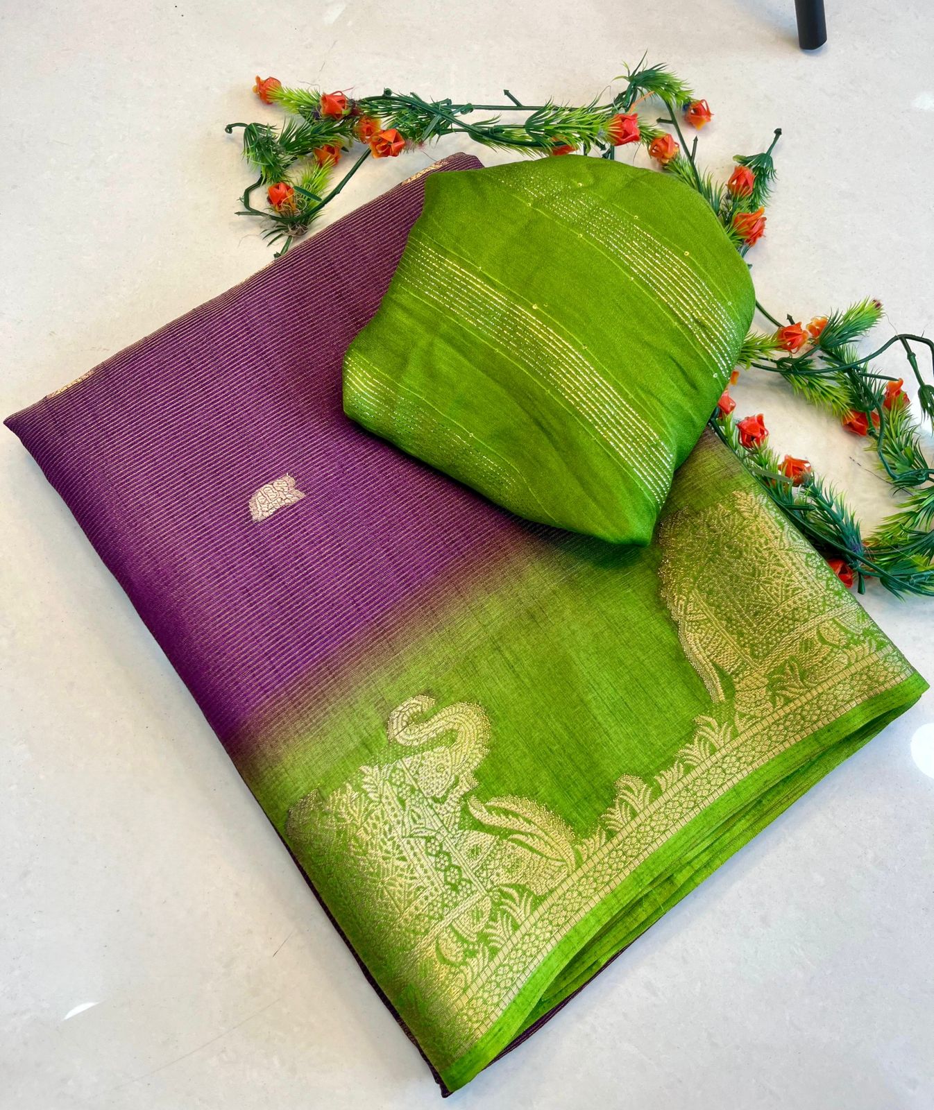 Kolam Silk Saree