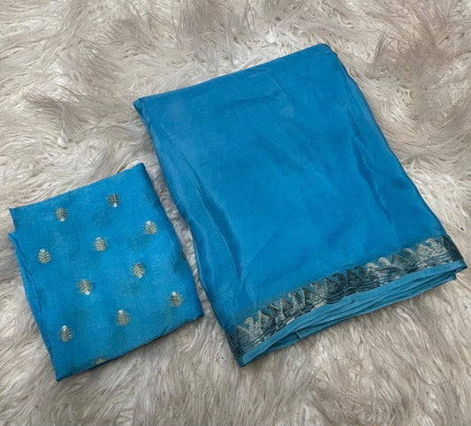 Viscose Crepe Silk Saree
