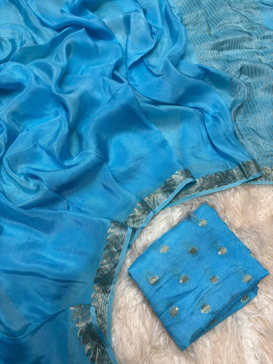 Viscose Crepe Silk Saree
