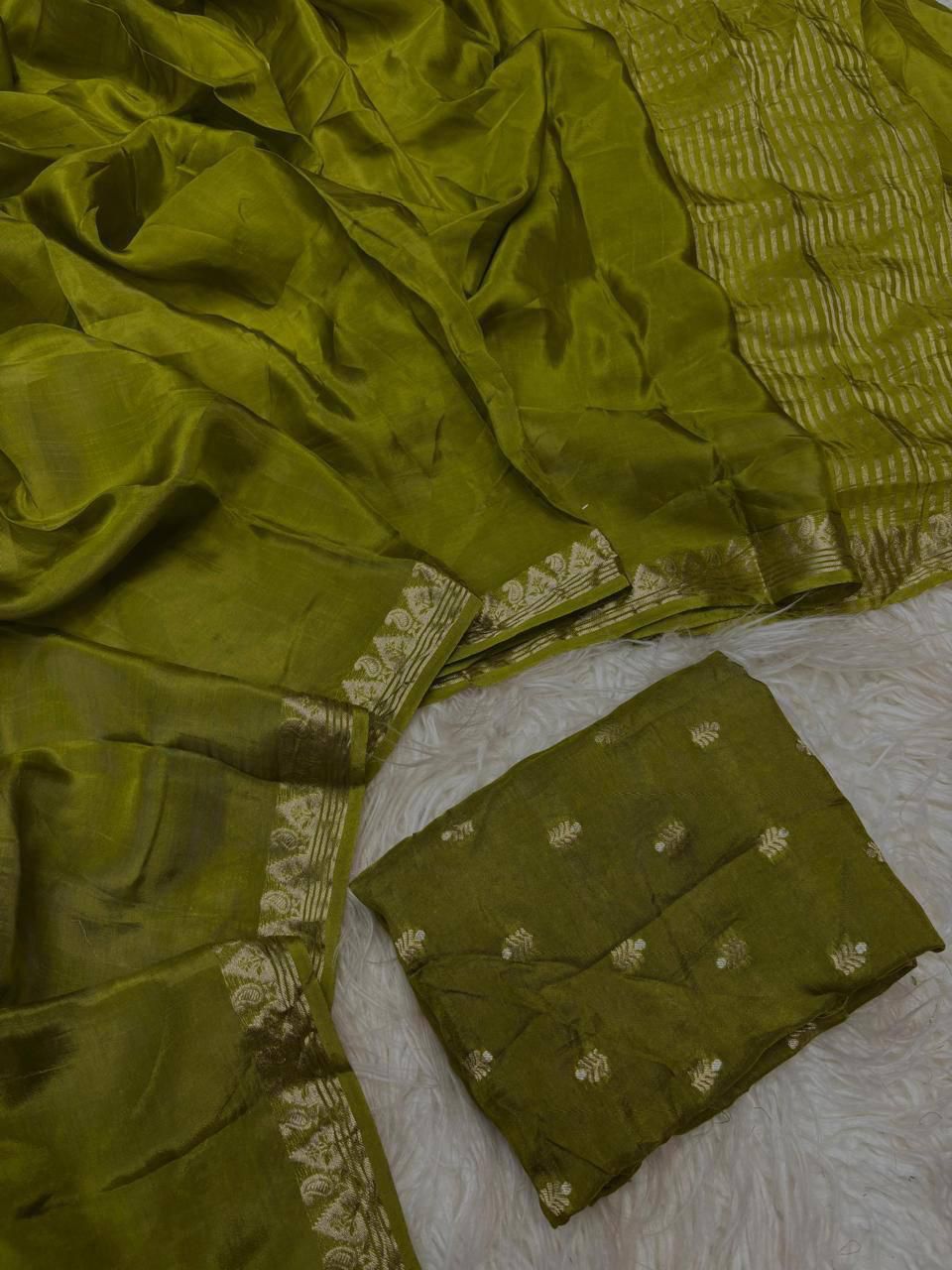 Viscose Crepe Silk Saree