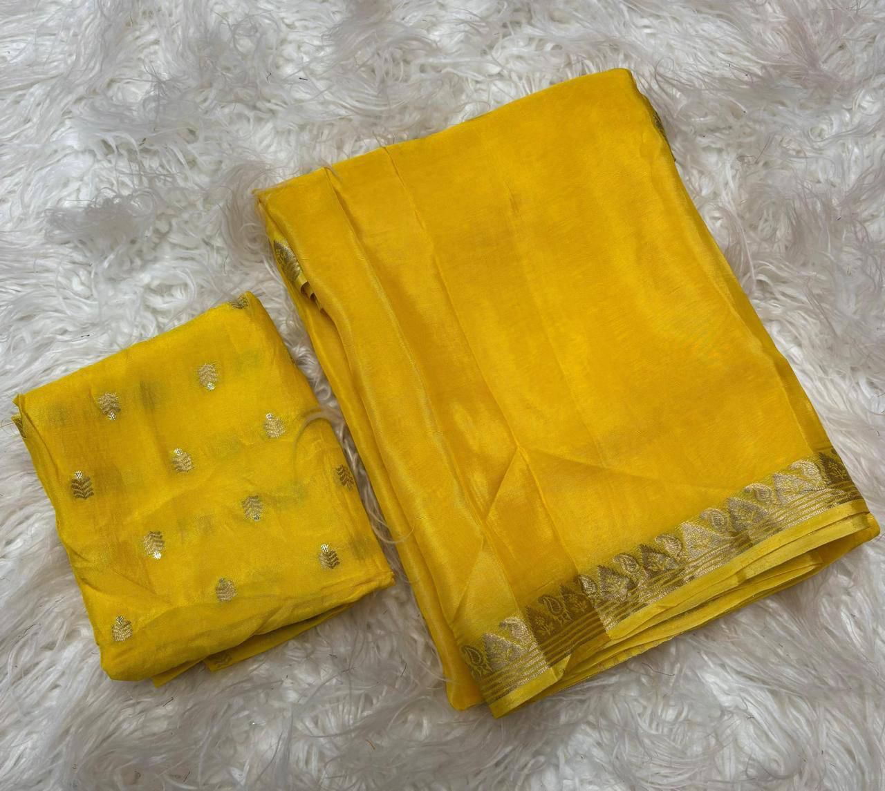 Viscose Crepe Silk Saree