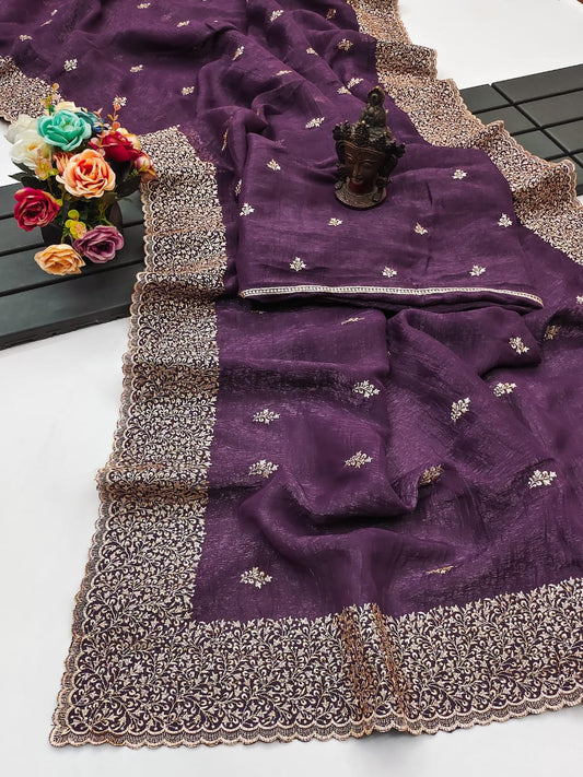 Crunchy Saree