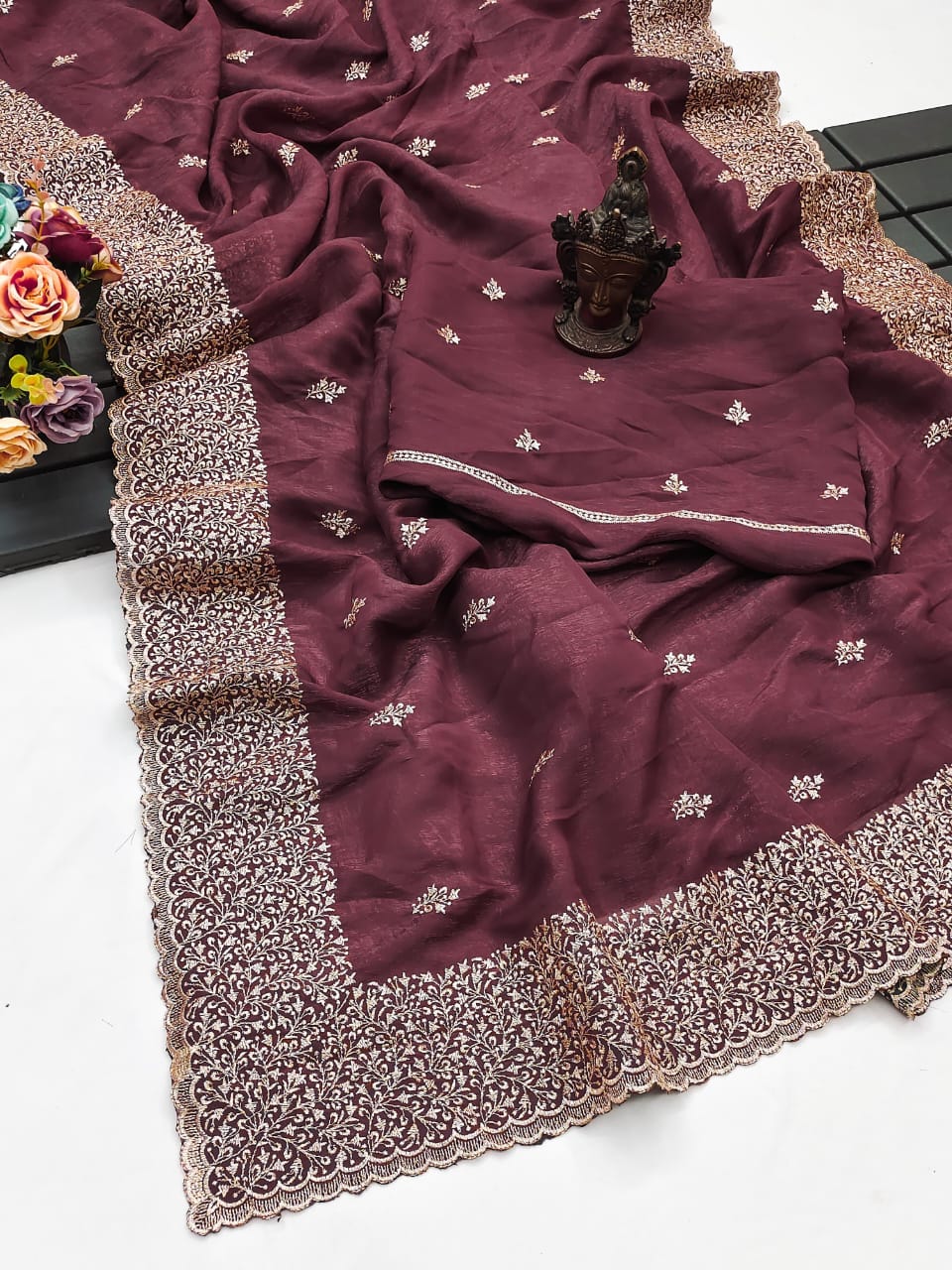 Crunchy Saree