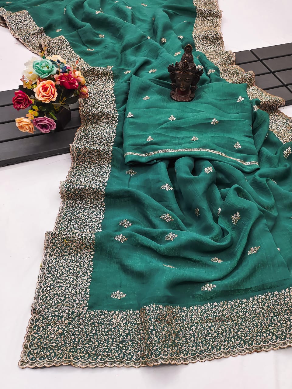Crunchy Saree