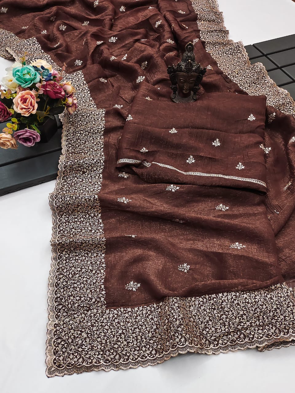 Crunchy Saree