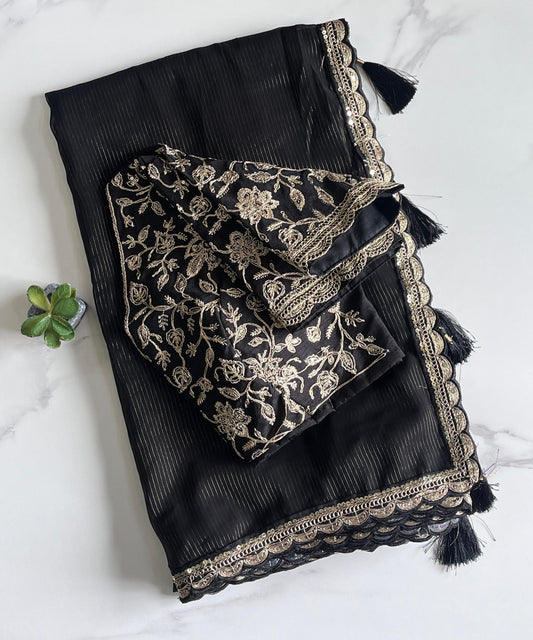 Chiffon Georgette Saree