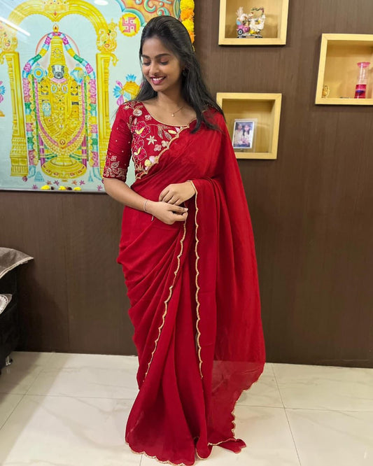 Chinnon Silk Saree