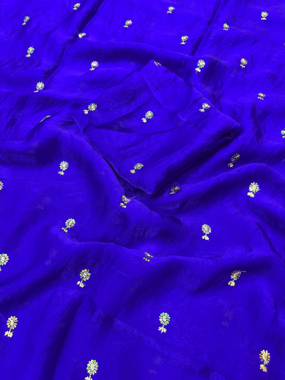 Two Tone Space Silk Saree