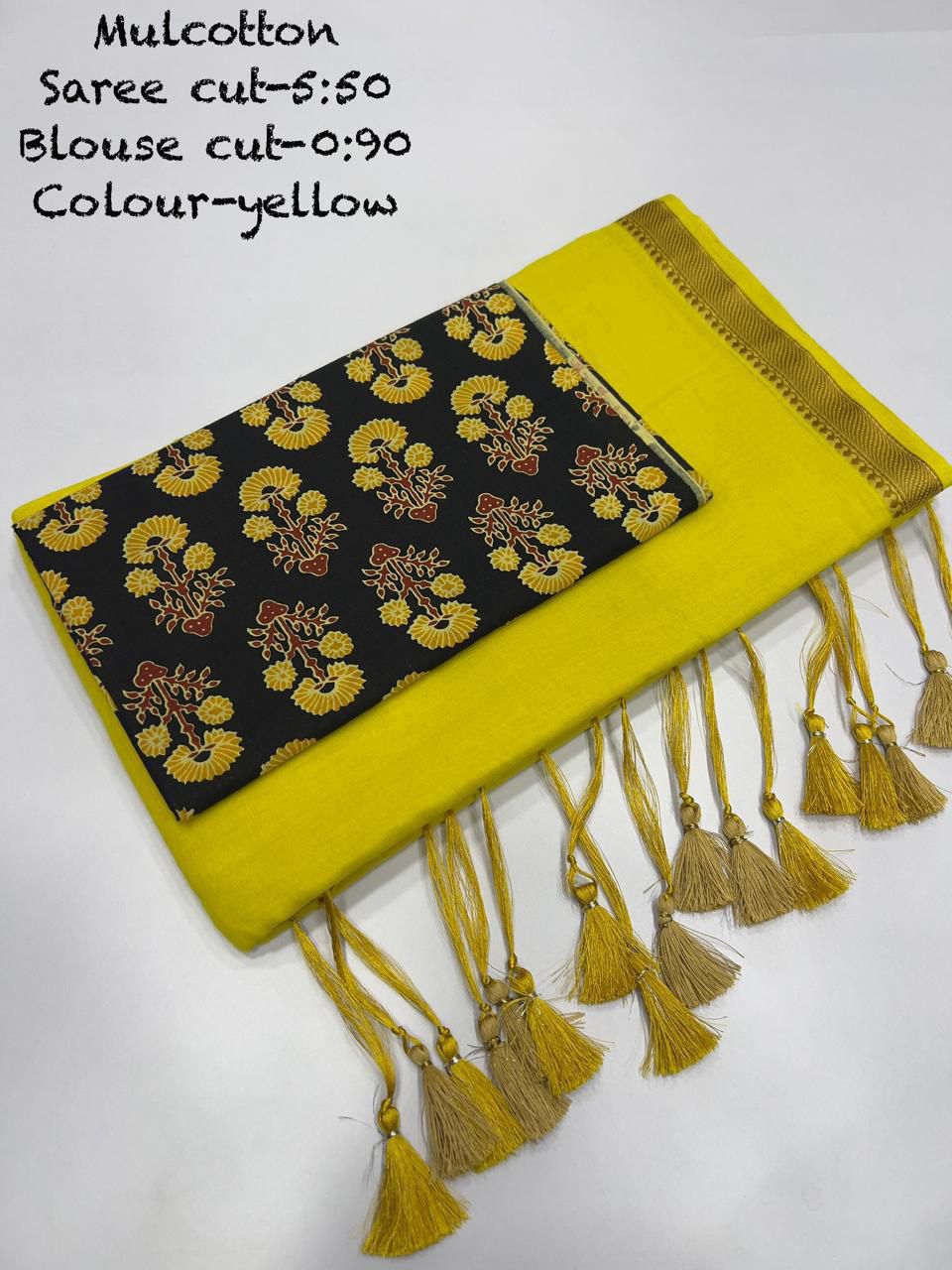 Ajrakh Soft Mul Cotton Saree