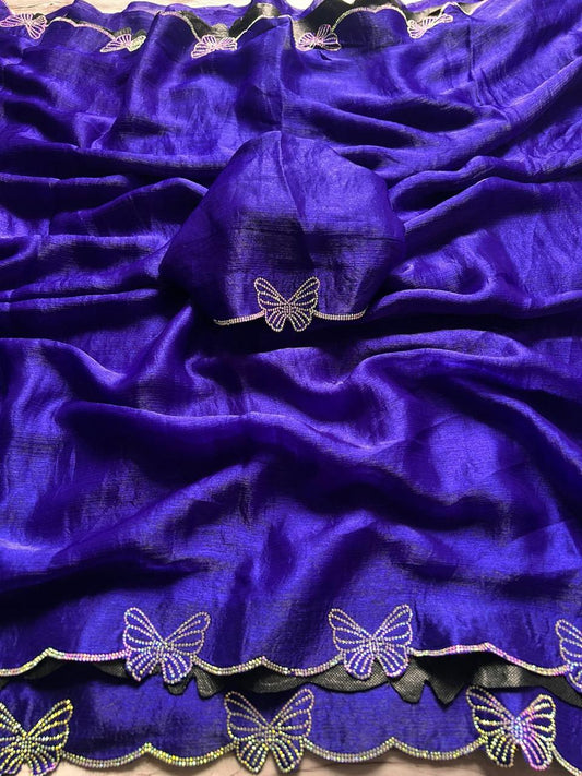 Space Soft Silk Saree