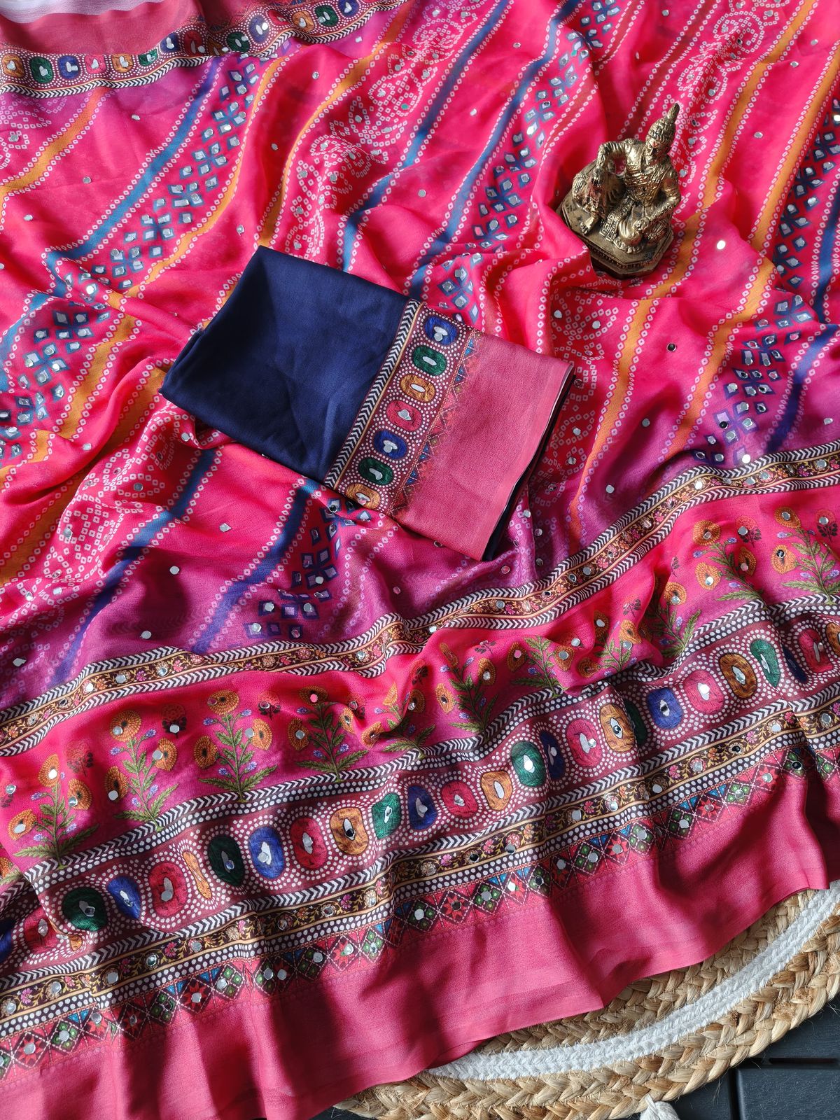 Georgette Crepe Saree