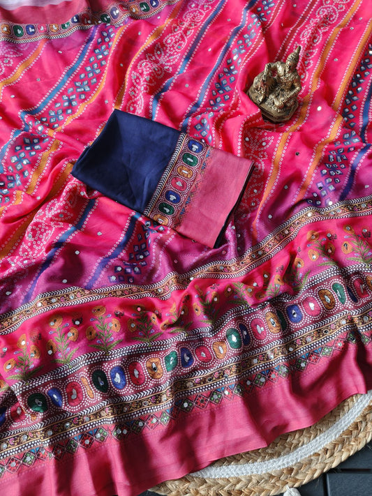 Georgette Crepe Saree