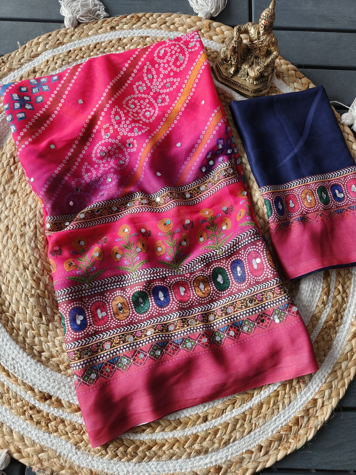 Georgette Crepe Saree
