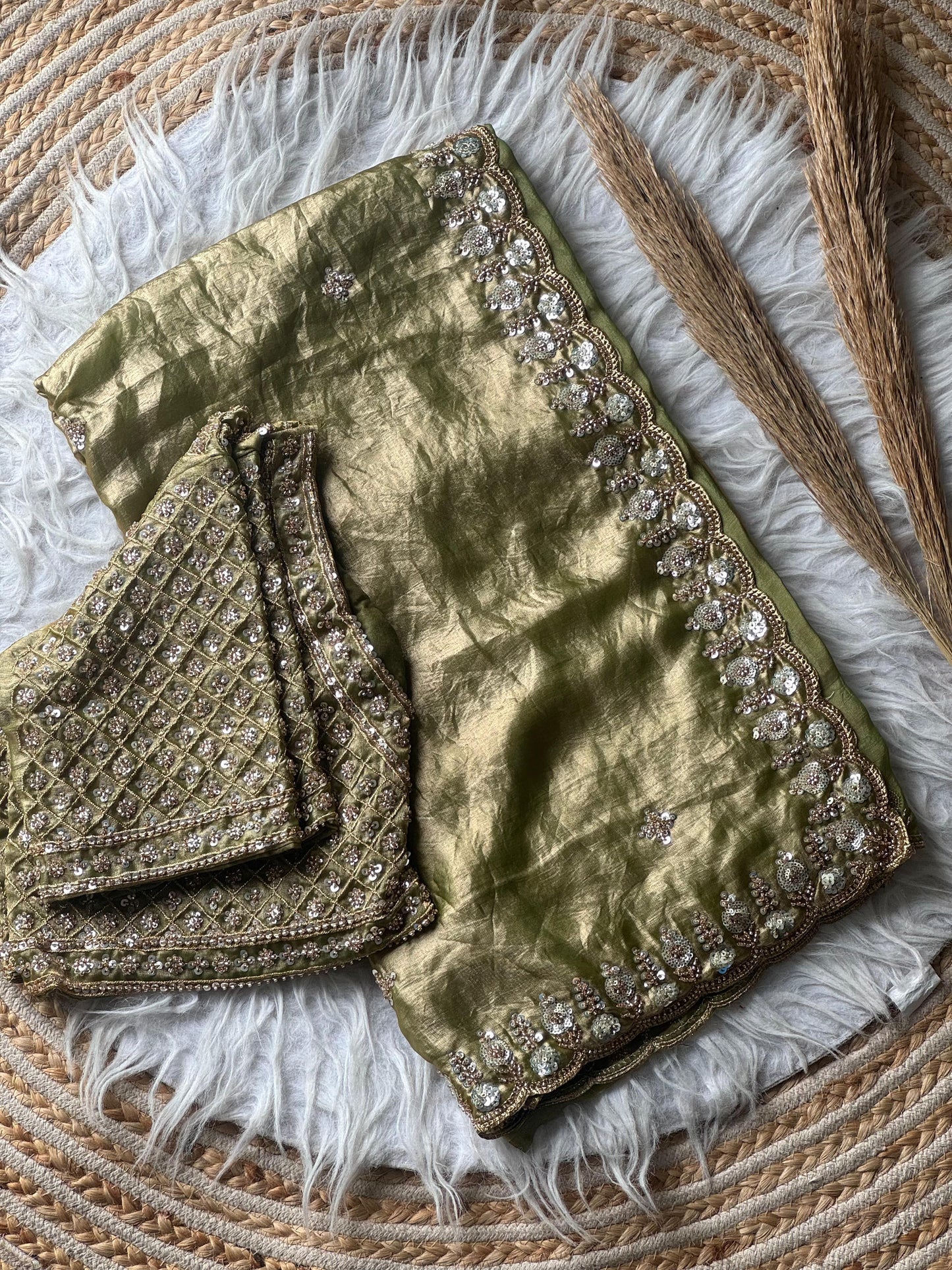 Space Silk Saree