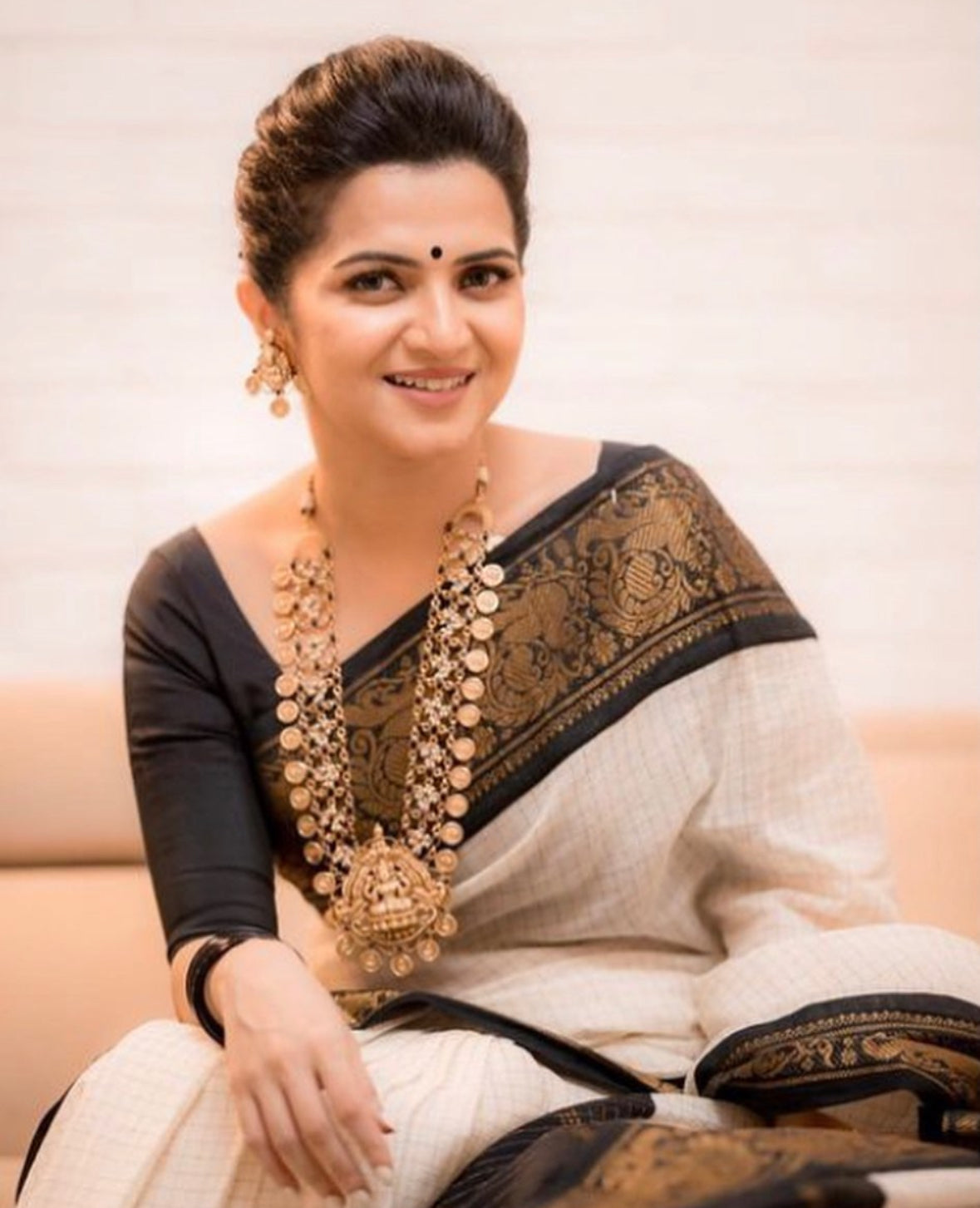 Onam Special Zari Kattam Sungudi Cotton