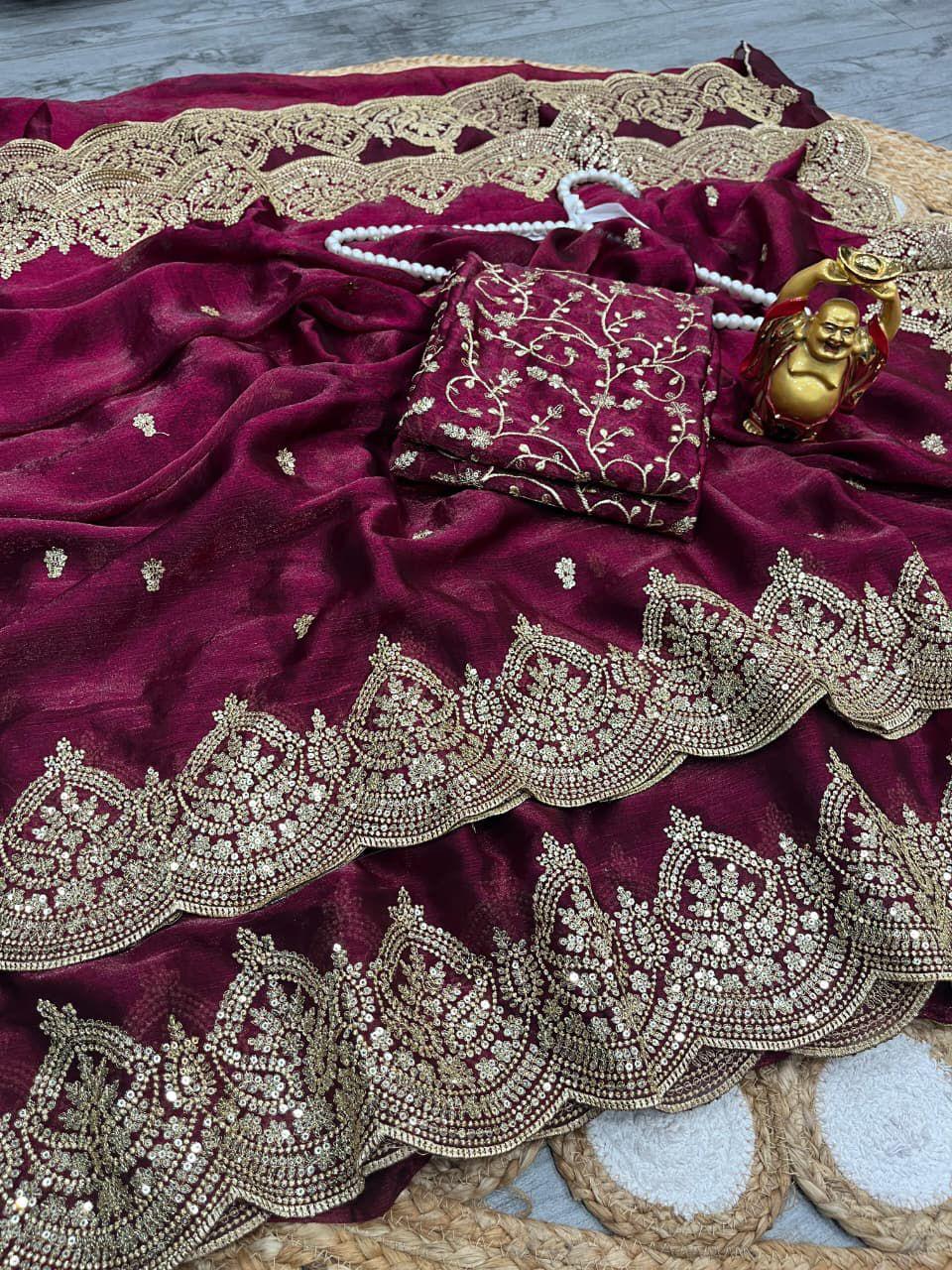 Fendi Chiffon Saree