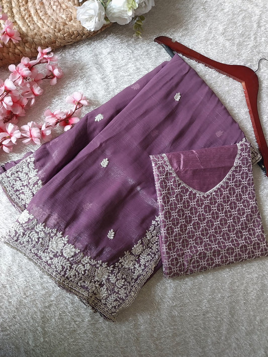 Crunchy Fabric Saree