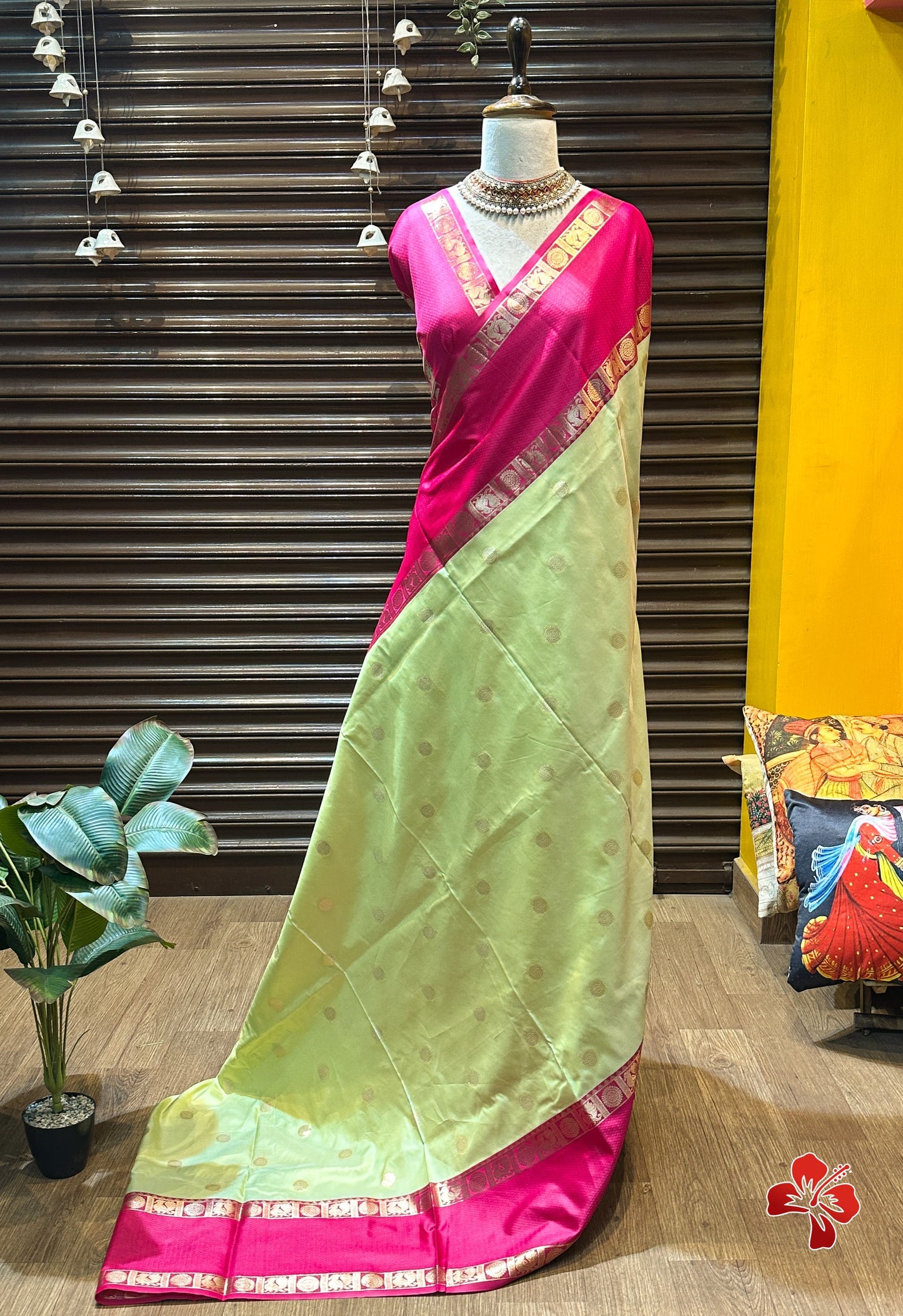 Semi Kanjivaram Soft Silk Saree