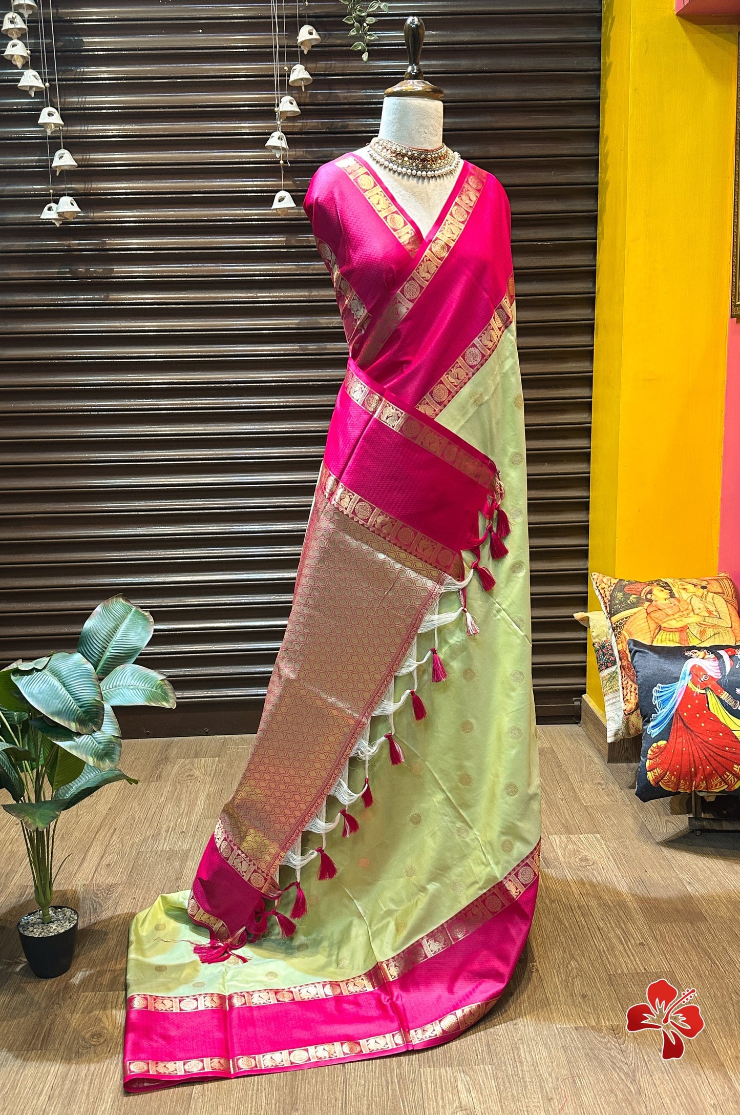 Semi Kanjivaram Soft Silk Saree