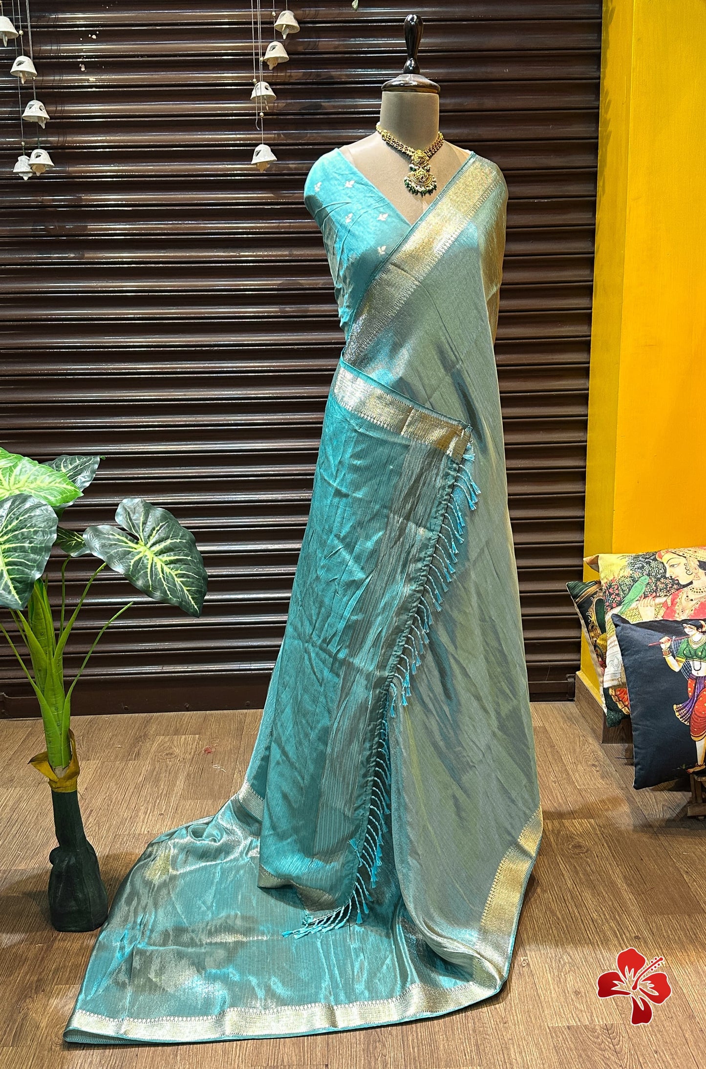 Viscose Soft Tissue Saree