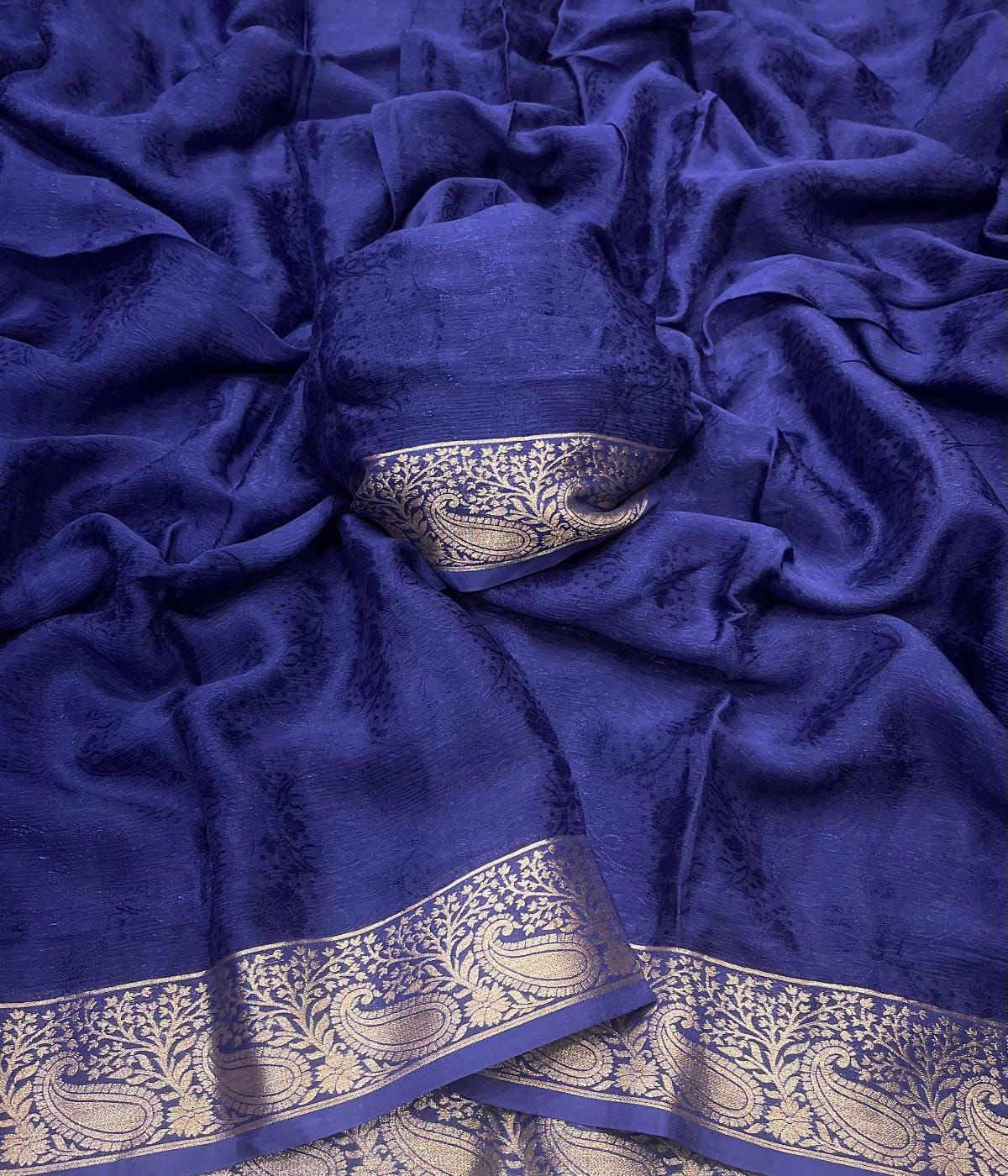 Chinon Silk Saree