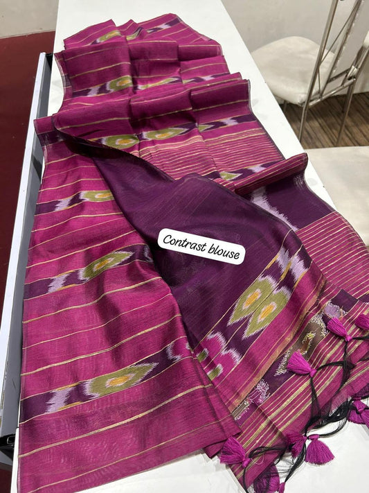 Ikkat Cotton Saree