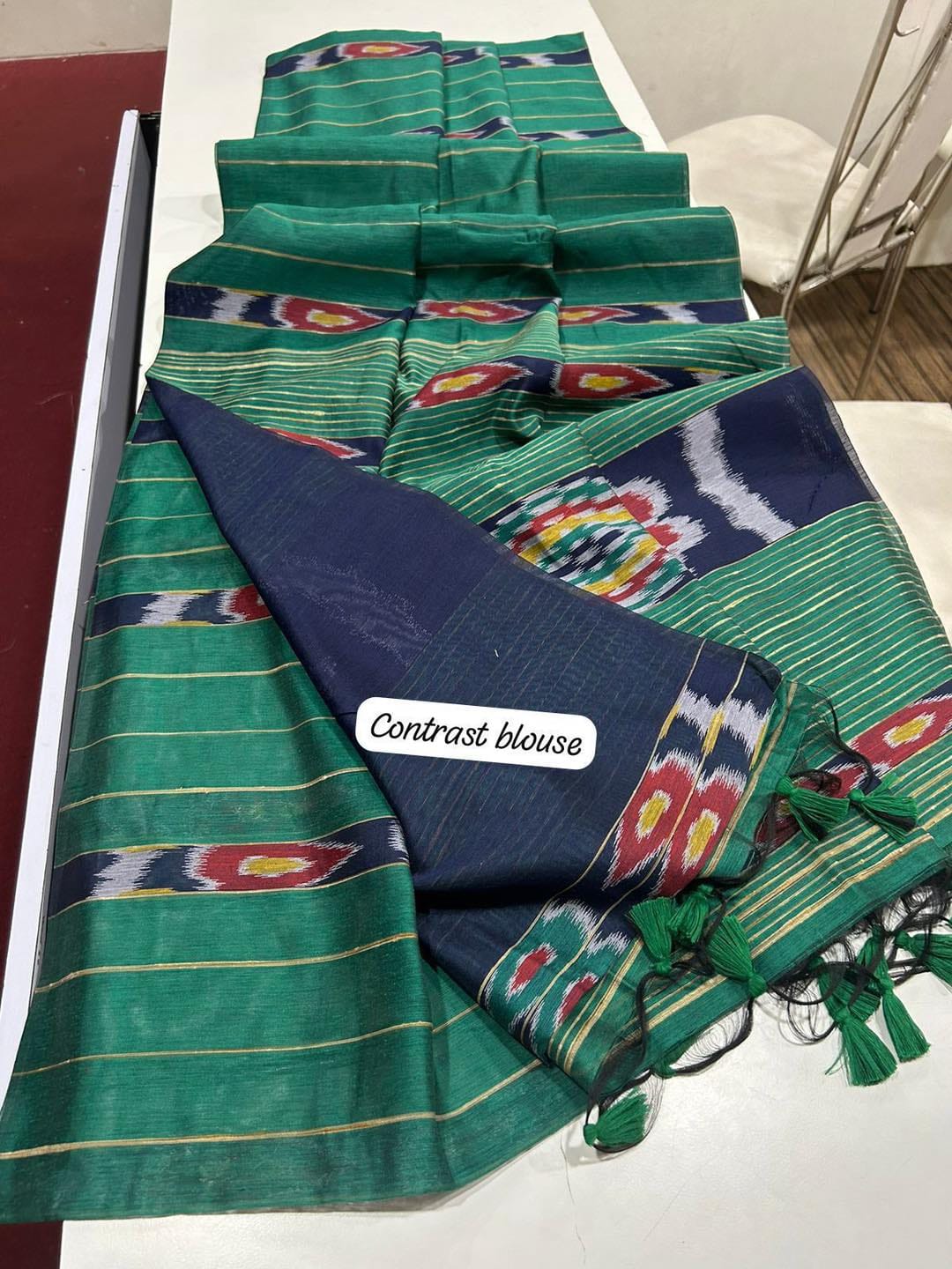 Ikkat Cotton Saree