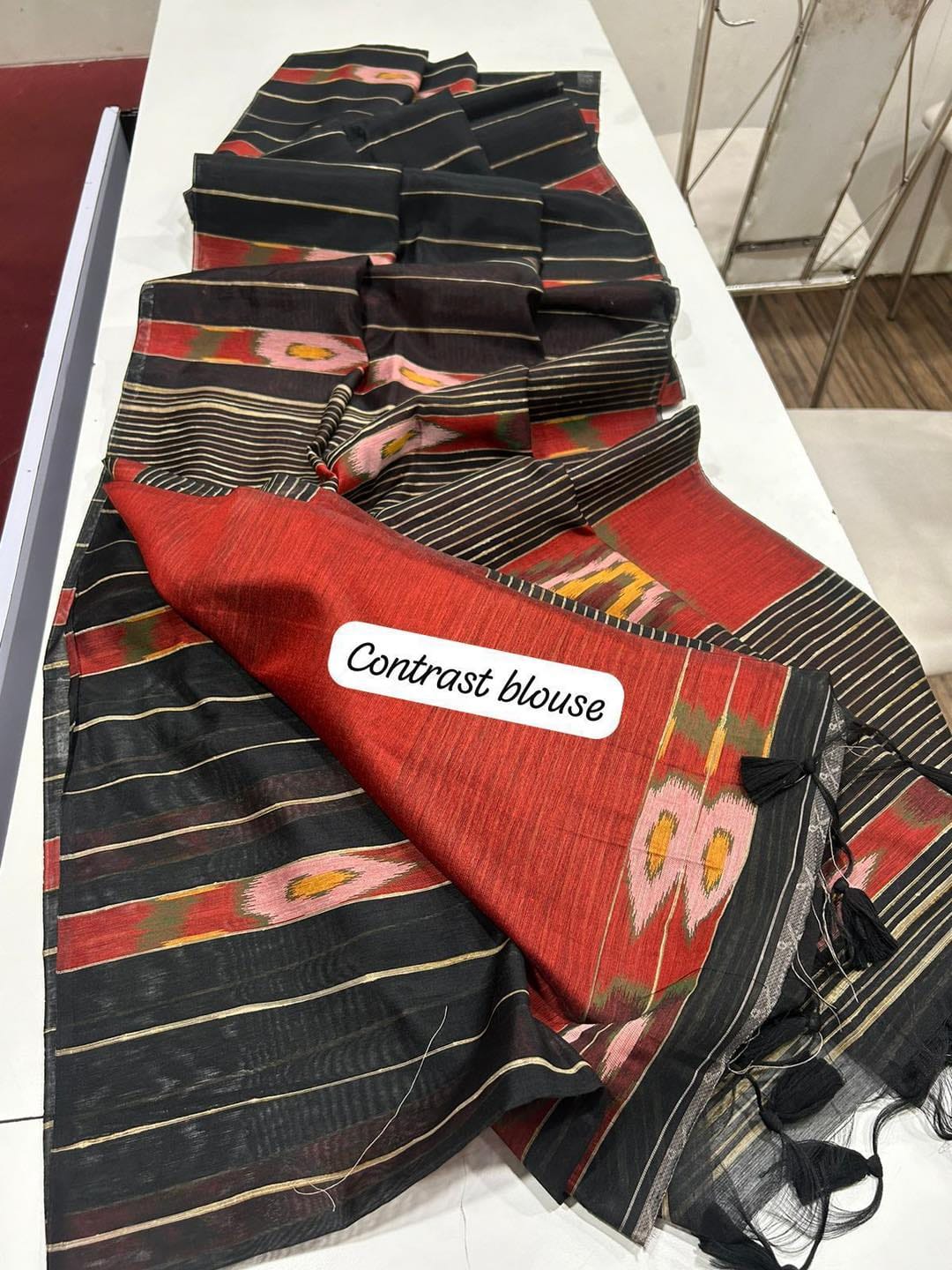 Ikkat Cotton Saree