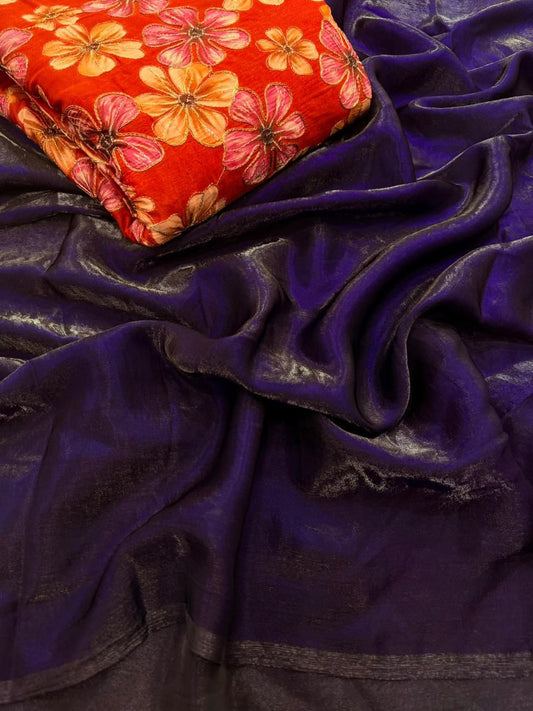 Space Soft Silk Saree