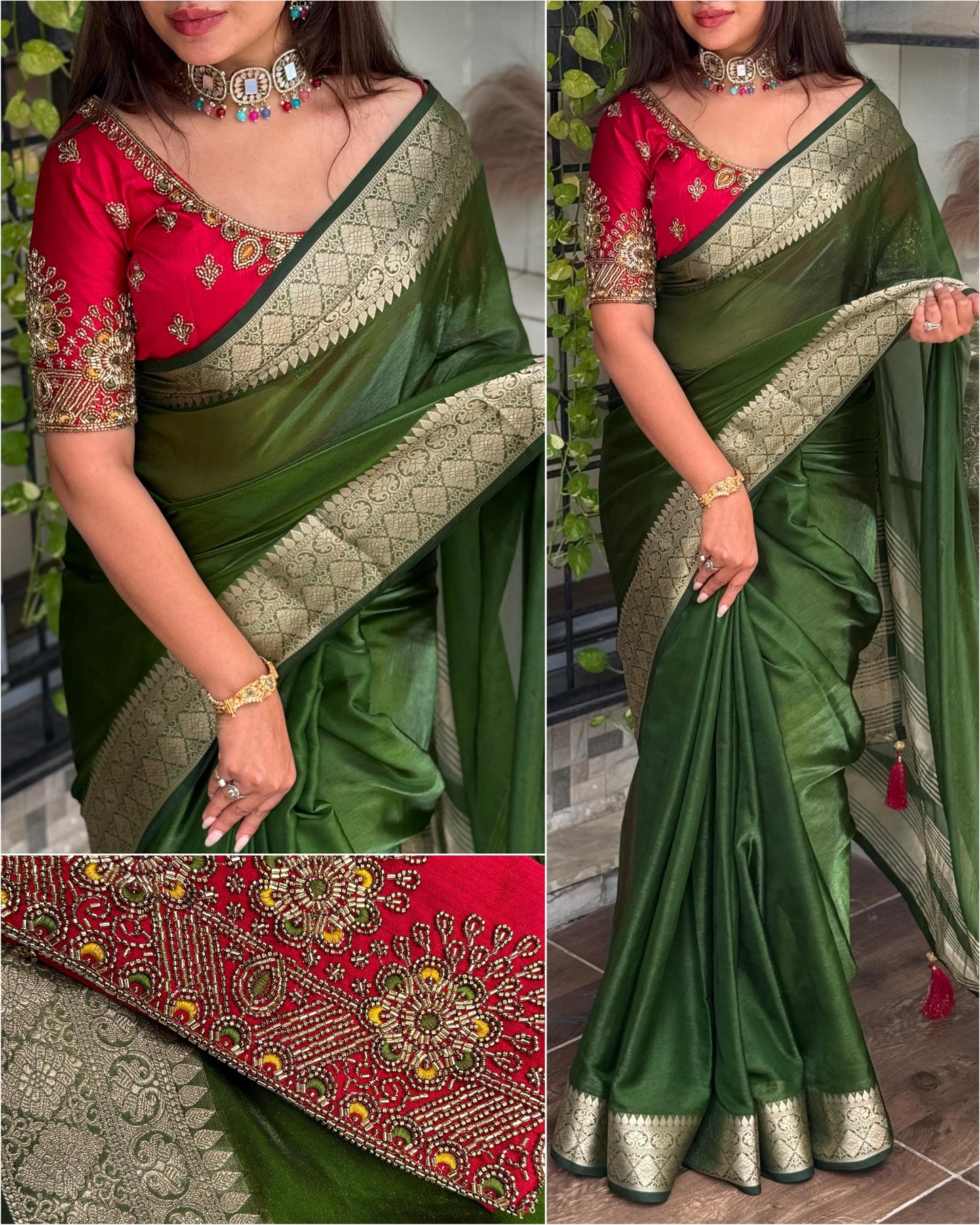 Fandy Satin Saree