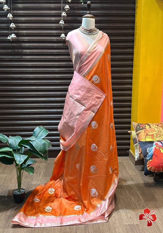 Semi Pure Raw Silk Saree