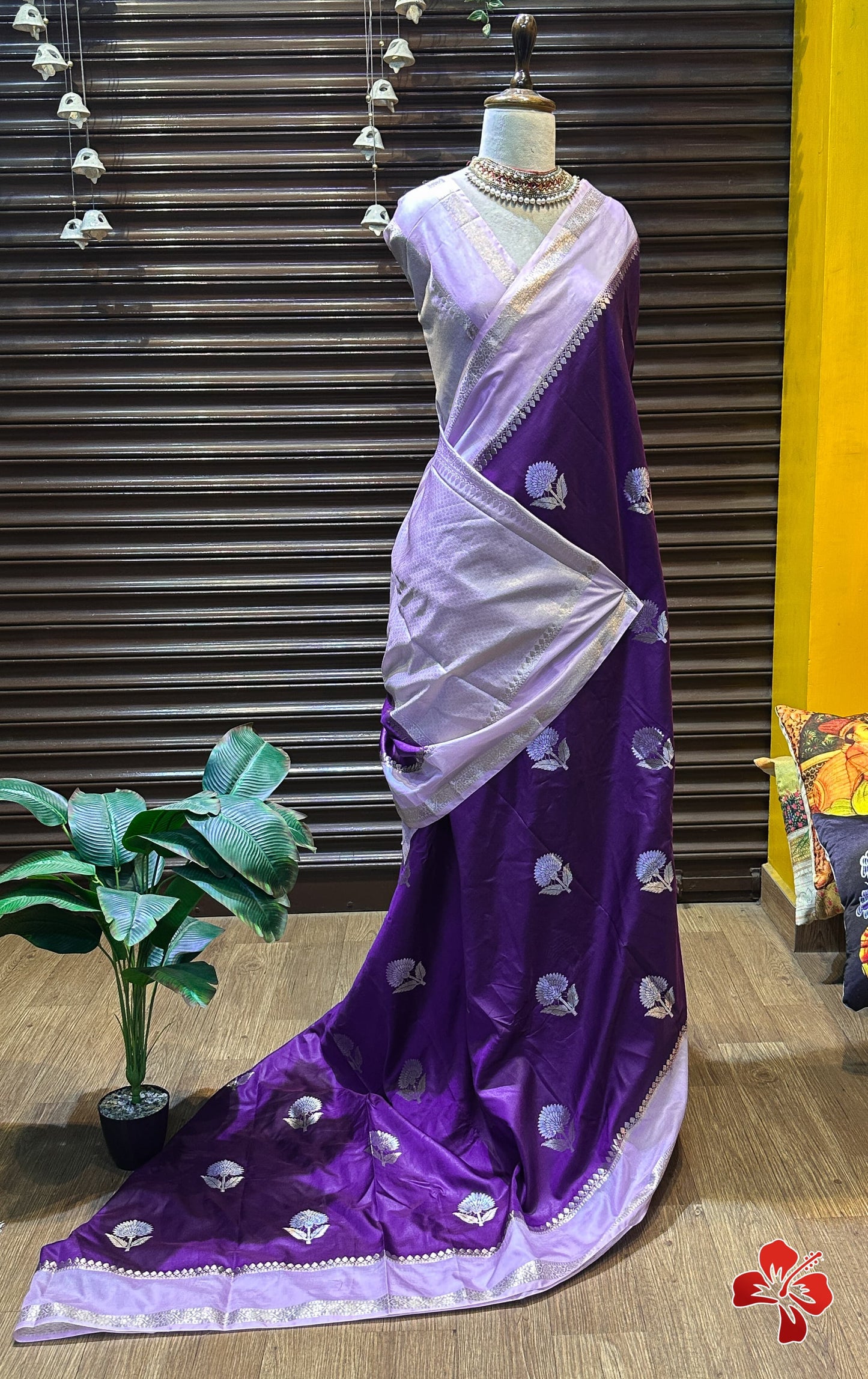 Semi Pure Raw Silk Saree