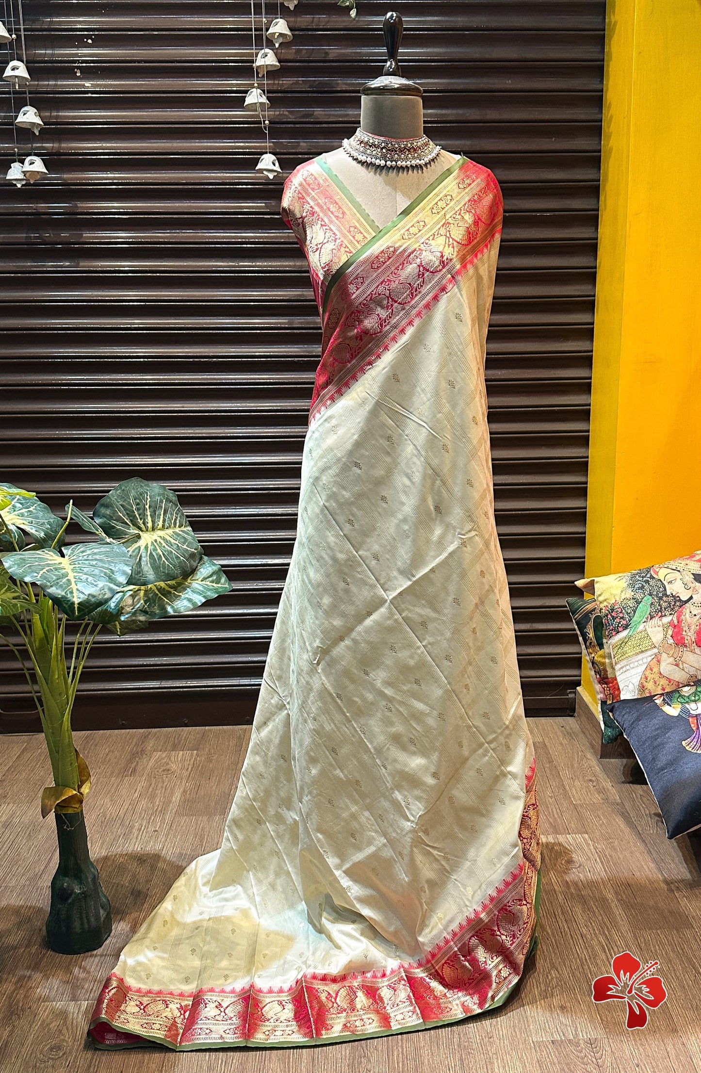 Semi Kanjivaram Soft Silk Saree