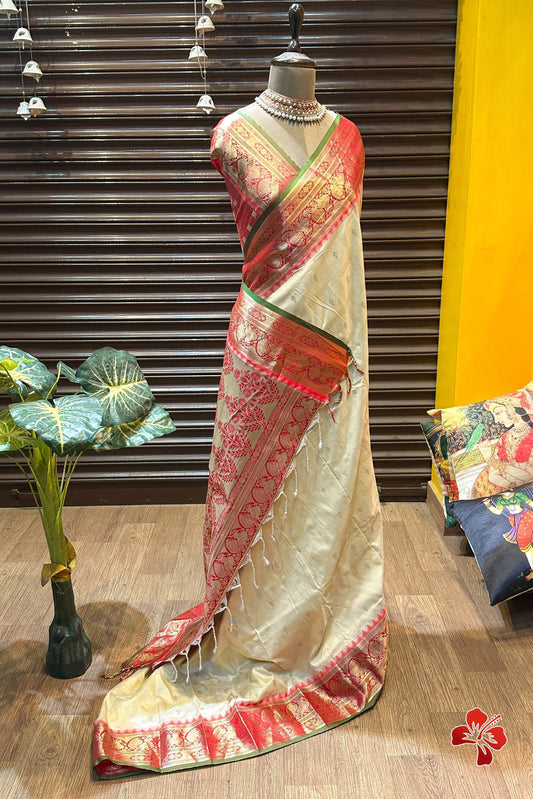 Semi Kanjivaram Soft Silk Saree