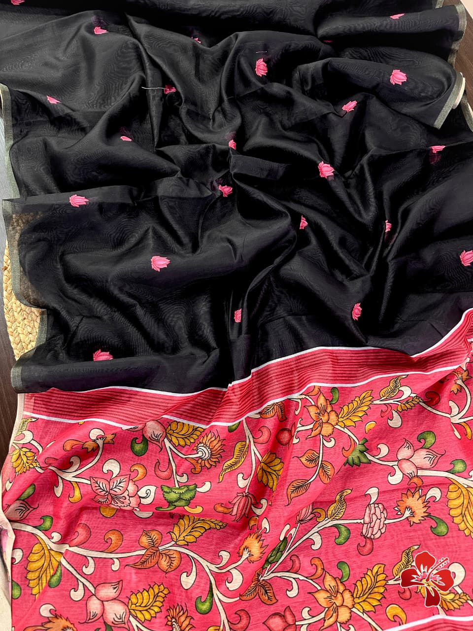 Chanderi Linen Saree