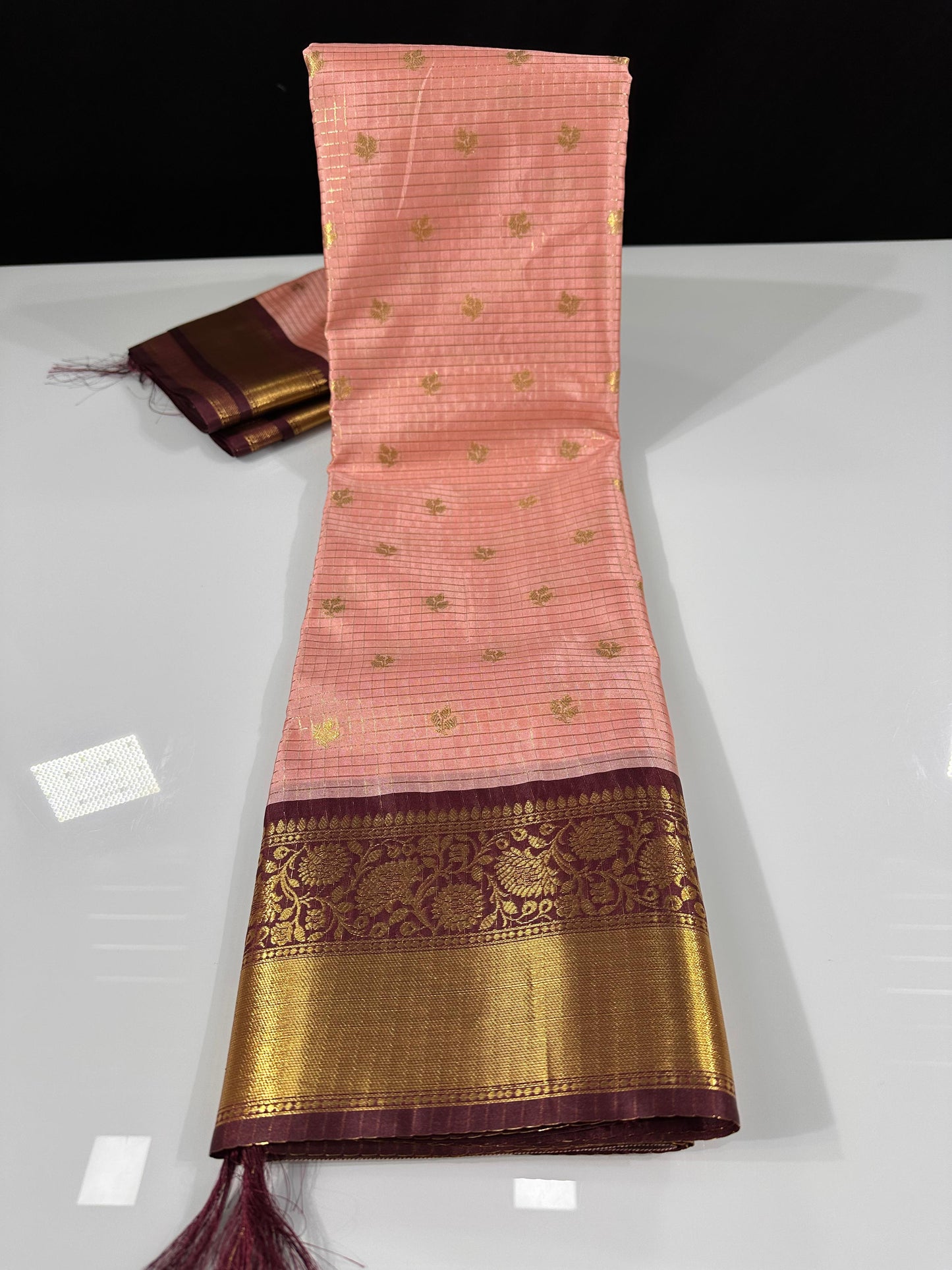 Semi Gadwal Soft Saree