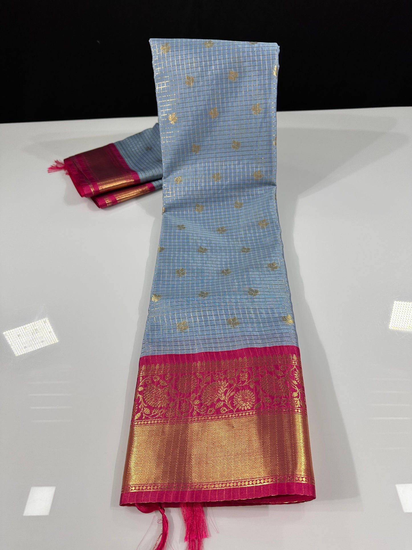 Semi Gadwal Soft Saree