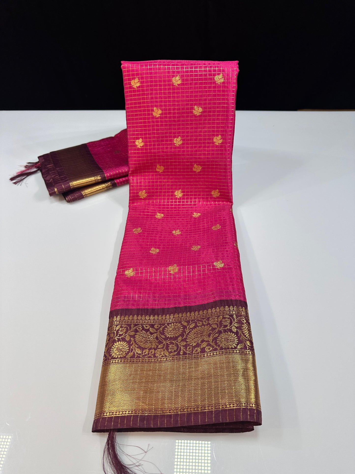 Semi Gadwal Soft Saree