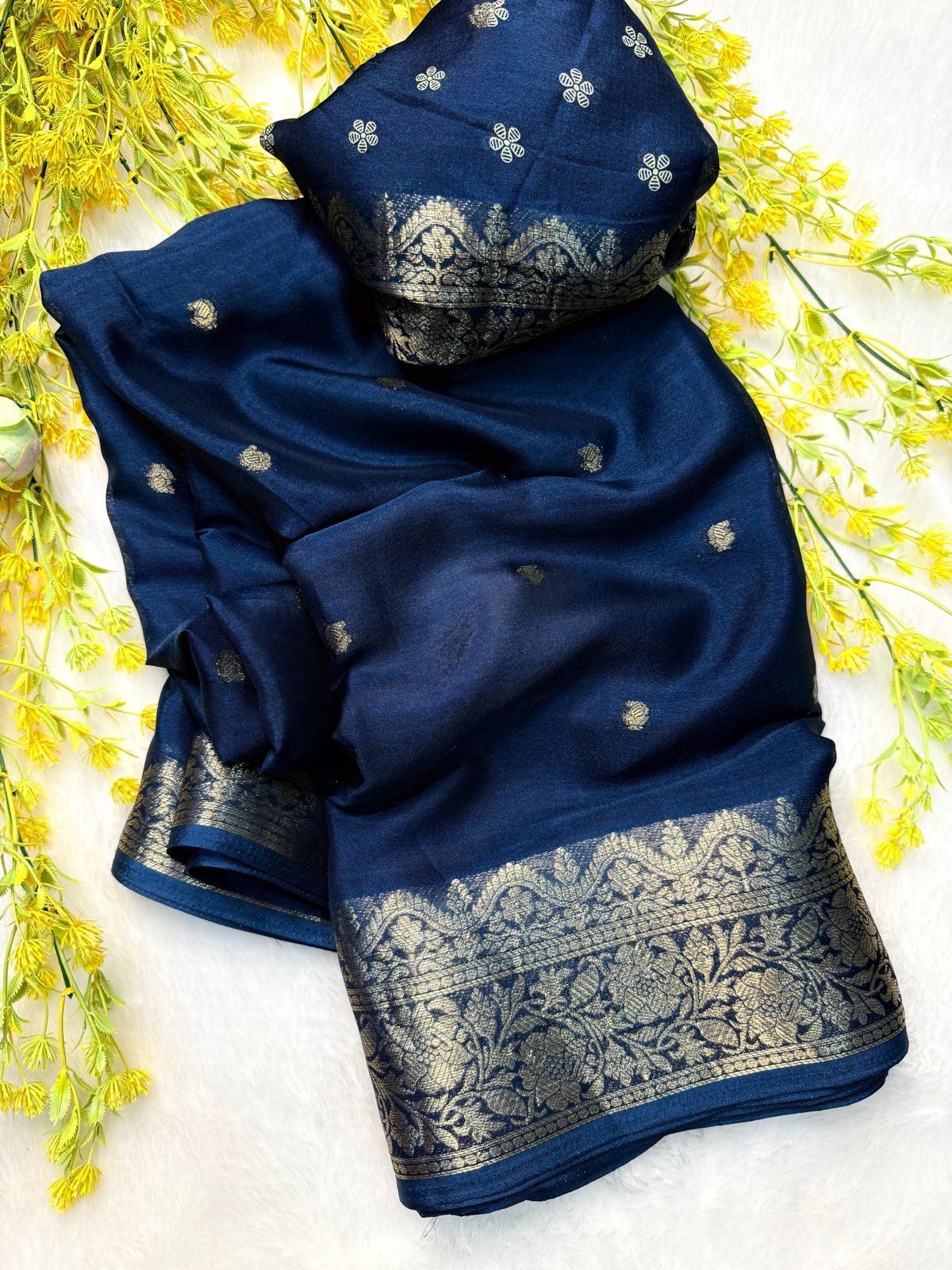Georgette Crepe Saree