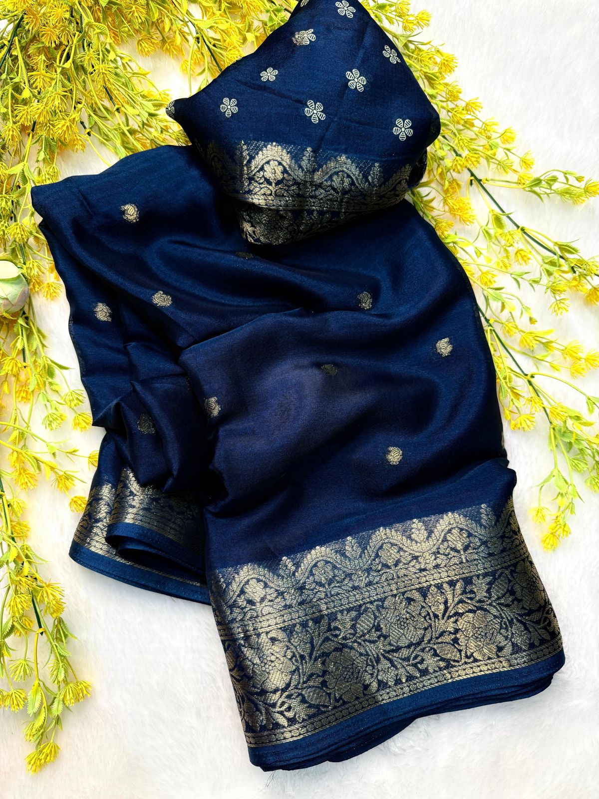 Georgette Crepe Saree
