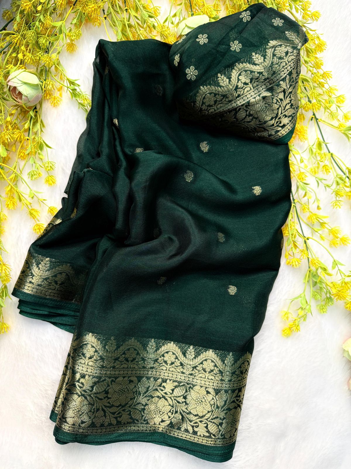 Georgette Crepe Saree